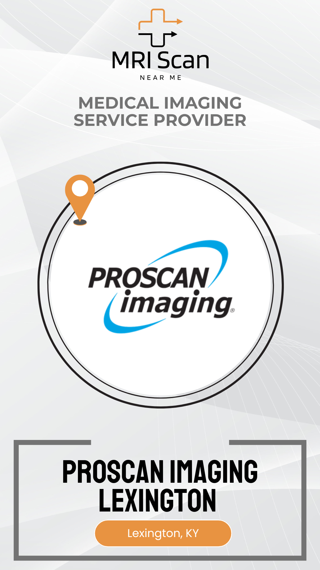 Proscan Imaging logo with 'MRI Scan Near Me' text on a white background