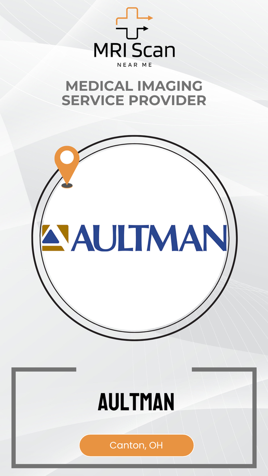 Aultman logo with MRI Scan branding on a white background
