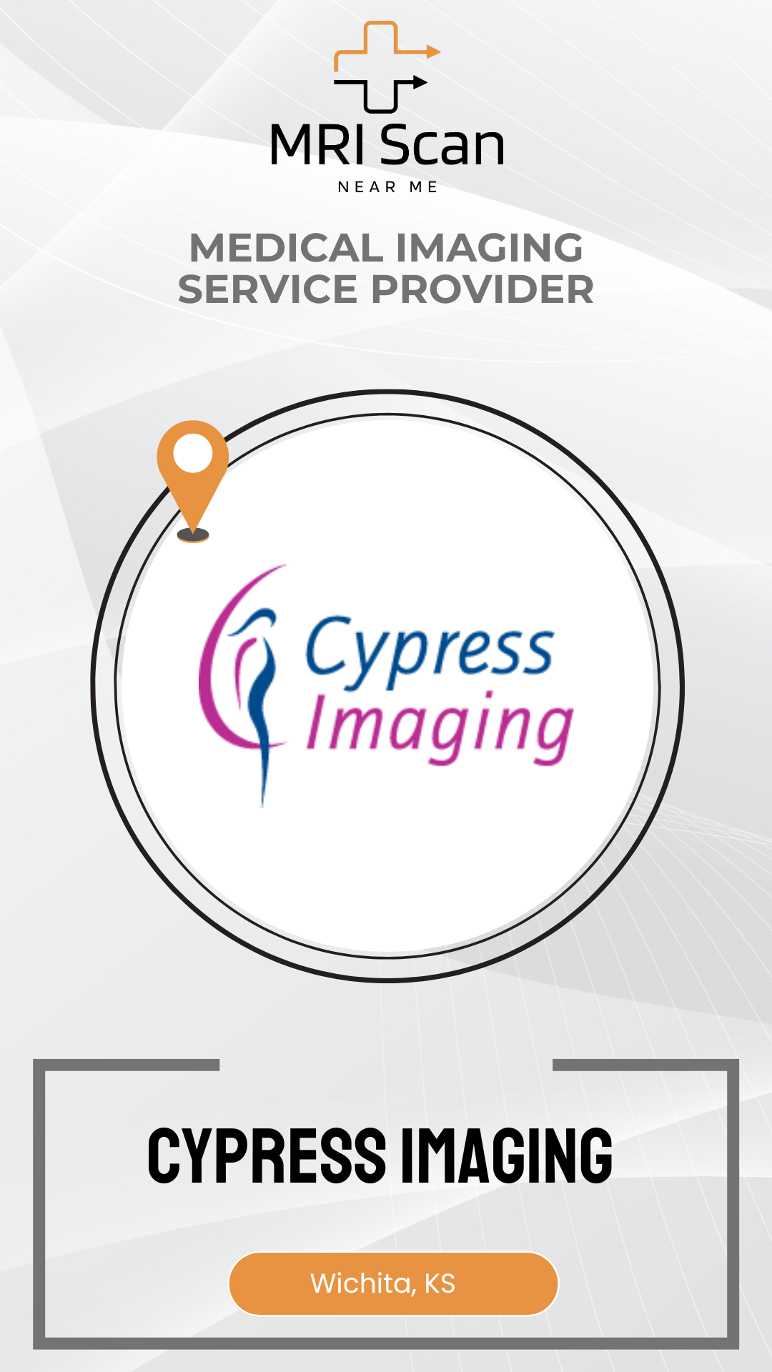 Cypress Imaging logo with MRI Scan branding on a white background