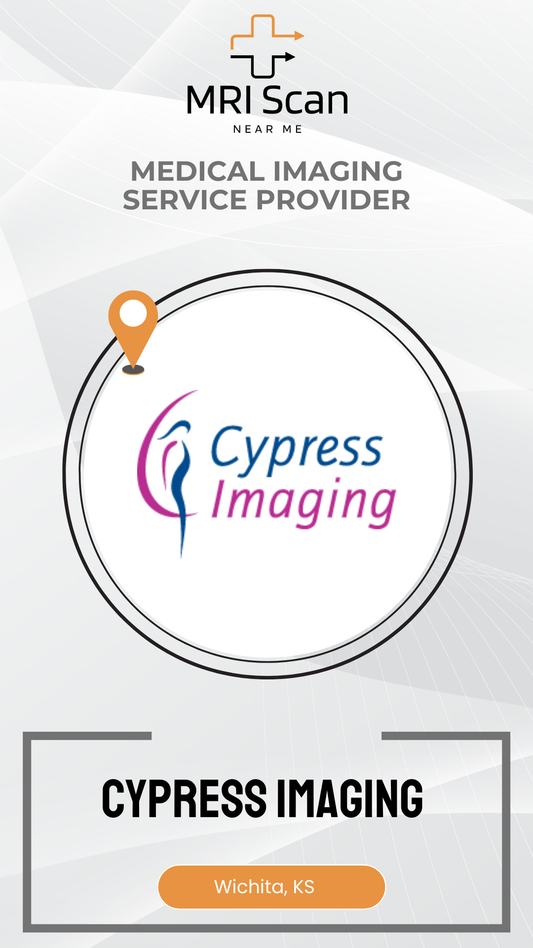 Cypress Imaging logo with MRI Scan branding on a white background