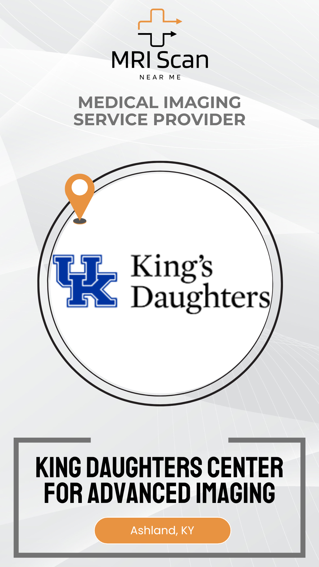Advertisement for King's Daughters Medical Imaging Center in Ashland, KY.