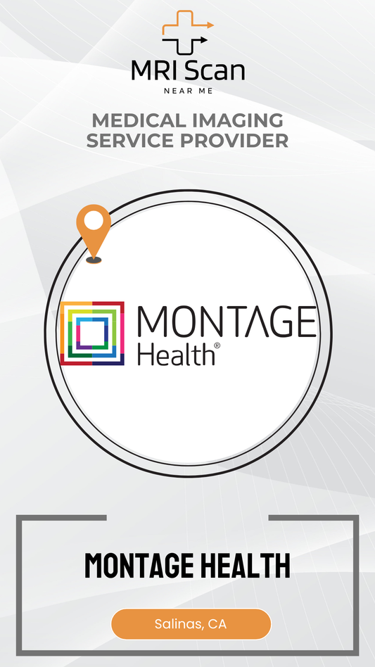 Montage Health logo with MRI Scan branding on a white background