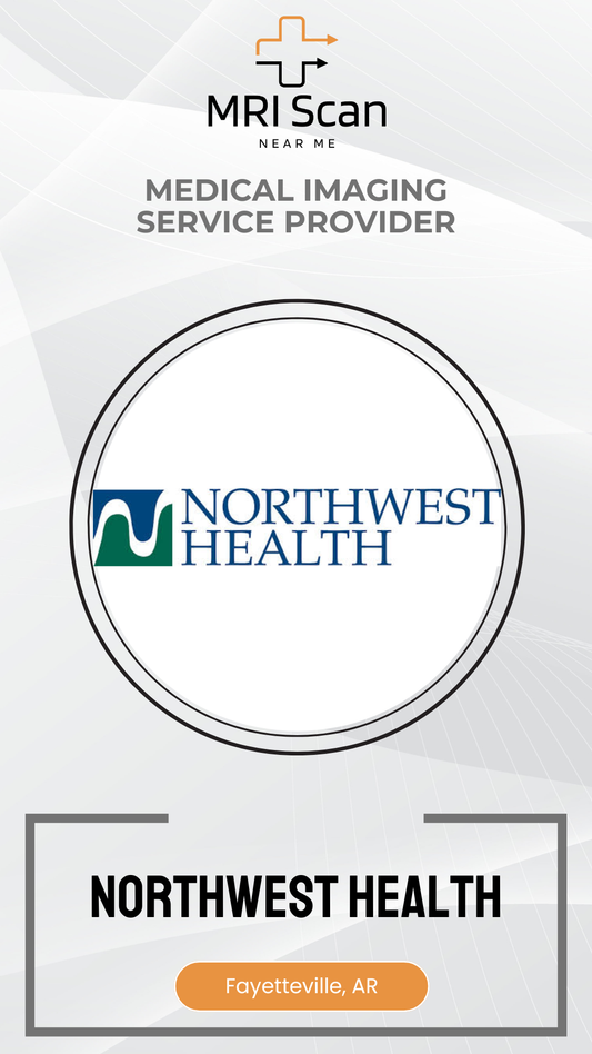 Northwest Health logo with MRI Scan branding on a white background