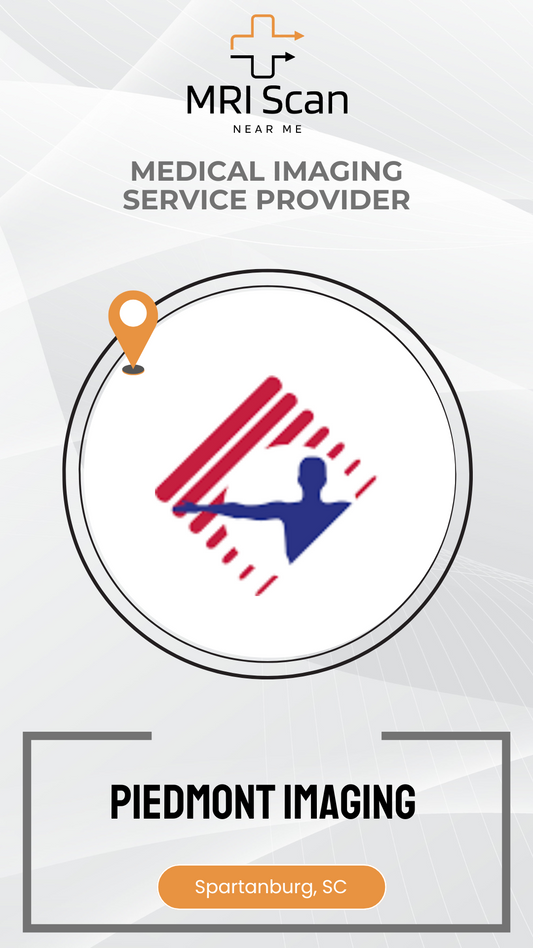 Piedmont Imaging logo with a person icon and location marker on a white background