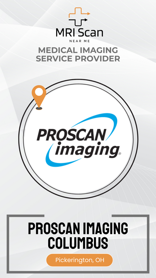 Proscan Imaging logo with location marker and text on a white background