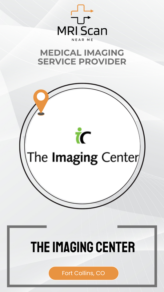 Advertisement for The Imaging Center with logo and text on a white background